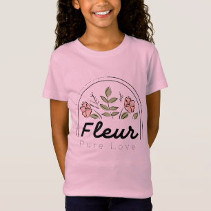 T-Shirt Fleur – Logo Floral Pure Love
