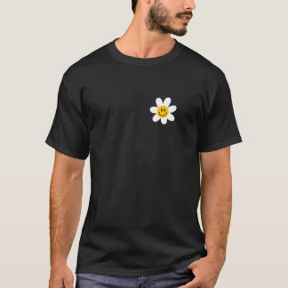 T-shirt Fleur marguerite drôle souriante femmes filles Coo