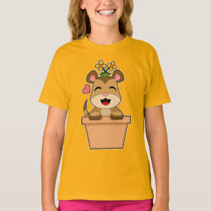 T-shirt Fleur Meerkat