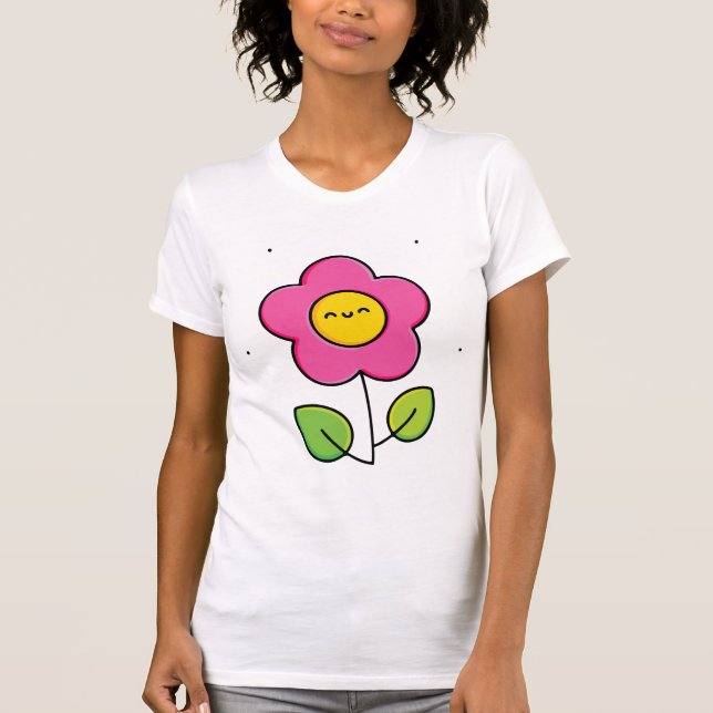 T-shirt Fleur mignonne (Devant)