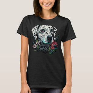 T-shirt Fleur mignonne été Dalmatie florale 4