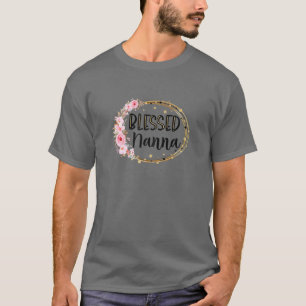T-shirt Fleur Nanna Bénie Aux Femmes Promues À Grand-Mère