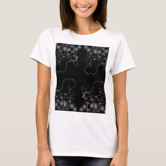 T-shirt Fleur nocturne