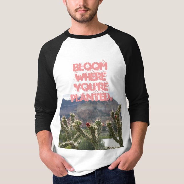 T-shirt Fleur où vous êtes planté dessus (Devant)