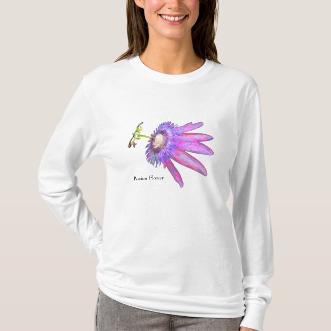 T-shirt Fleur Passion (Devant)