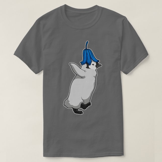 T-shirt Fleur Penguin Bluebell (Design devant)