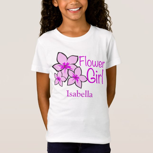 T-Shirt Fleur personnalisée (Devant)