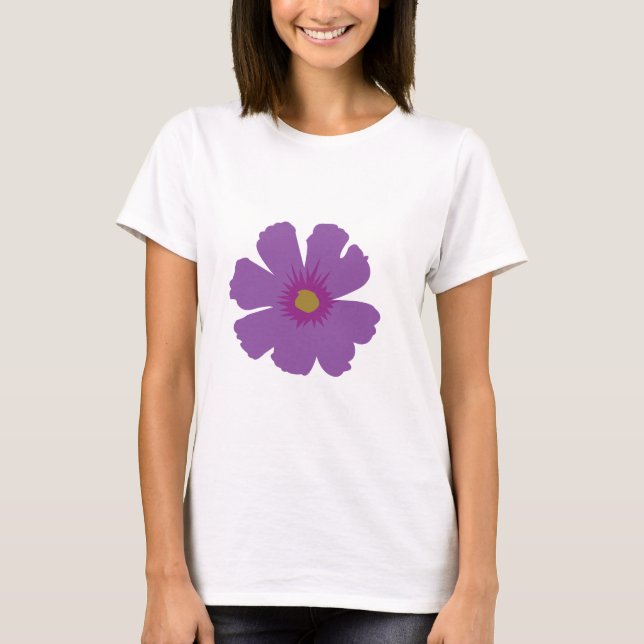 T-shirt Fleur pourpre (Devant)