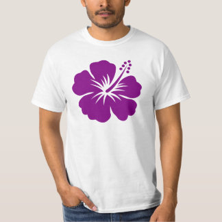 T-shirt Fleur pourpre de ketmie aloha