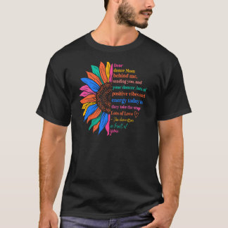 T-shirt Fleur Rétro Chère Maman Danse Derrière Moi Envoi