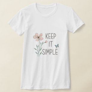 T-shirt fleur sauvage