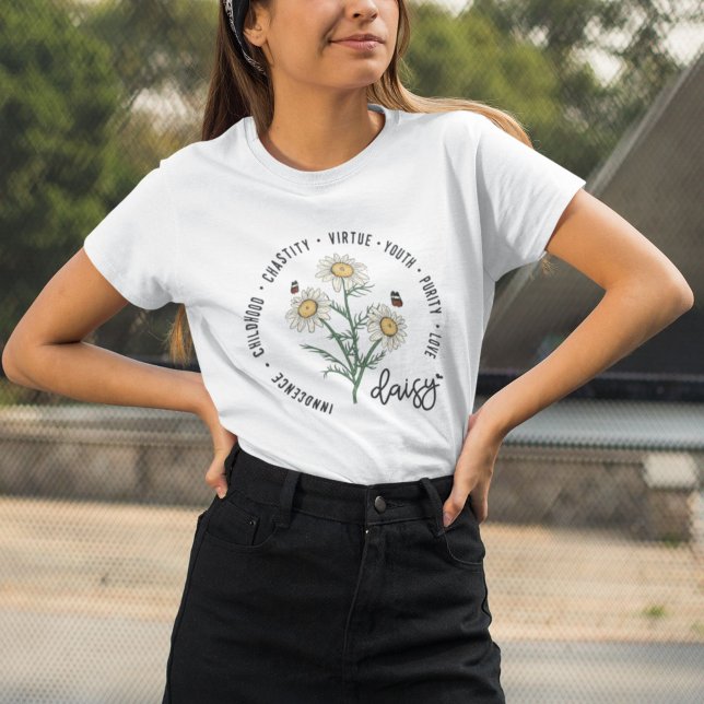 T-shirt Fleur sauvage de marguerite (Créateur téléchargé)