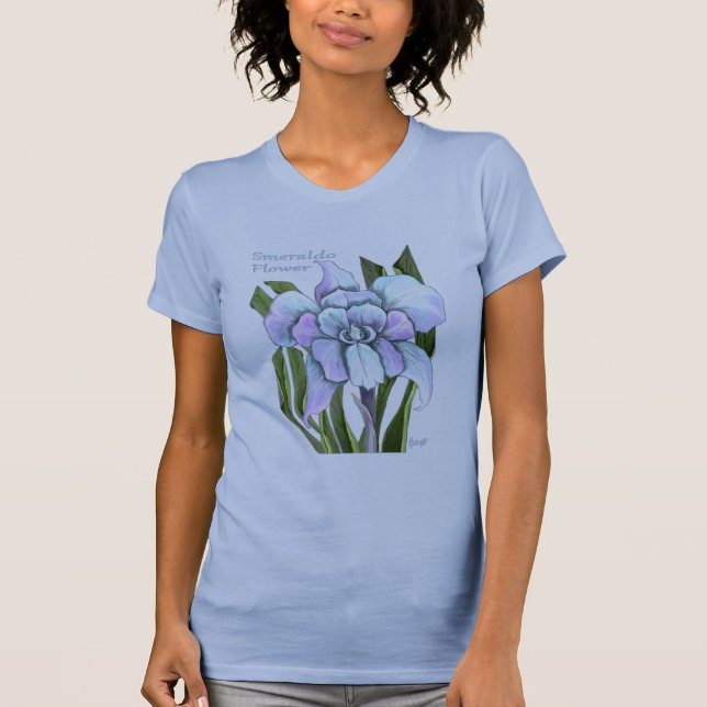 T-shirt Fleur Smeraldo (Devant)
