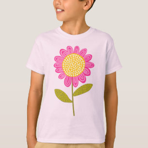 T-shirt Fleur stylisée