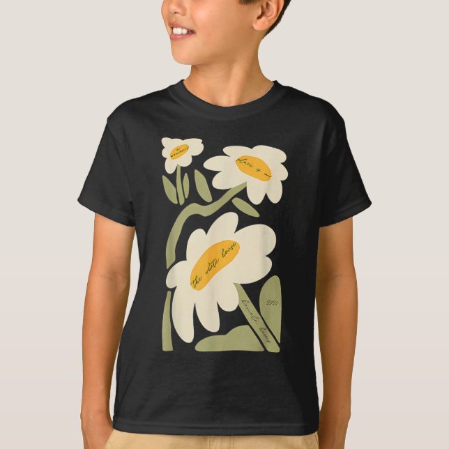 T-shirt Fleur subtile Kamala Harris Boho Floral (Devant)