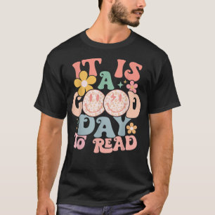 T-shirt Fleur super Nationale Lire Un Livre Jour Mignonne