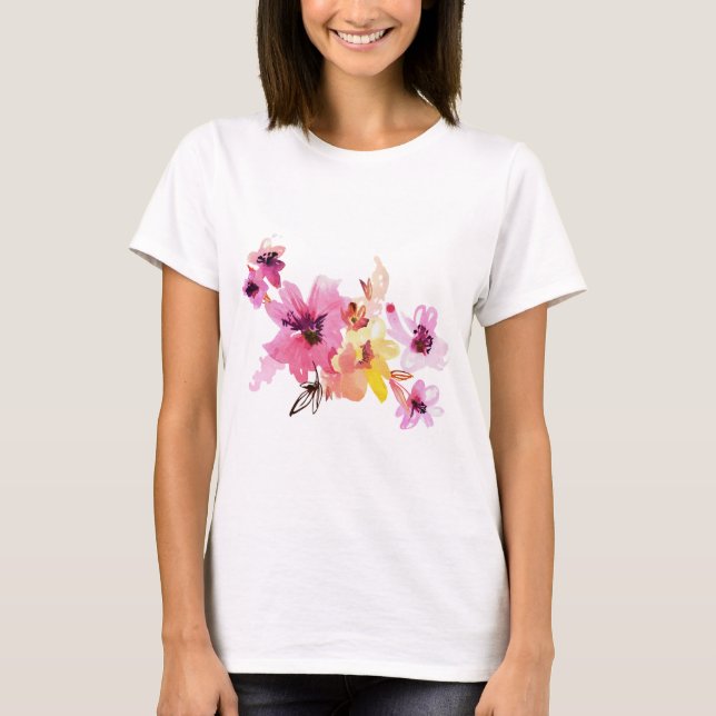 T-shirt fleur t shiirt (Devant)