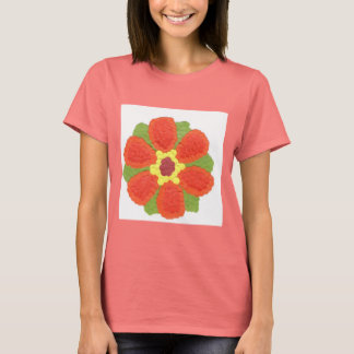 T-Shirt Fleur Vide Femme Bella+Canvas