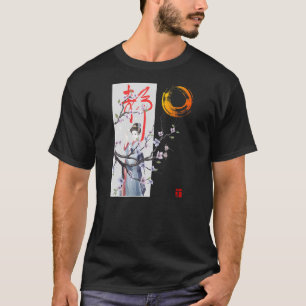 T-shirt Fleur vintage de cerisier de Sakura