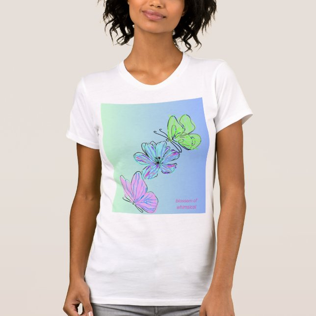 T-shirt fleurir (Devant)
