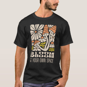 T-shirt Fleurir à votre propre rythme – Champignon rétro g