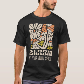 T-shirt Fleurir à votre propre rythme – Champignon rétro g