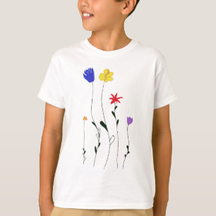 T-shirt Fleurs