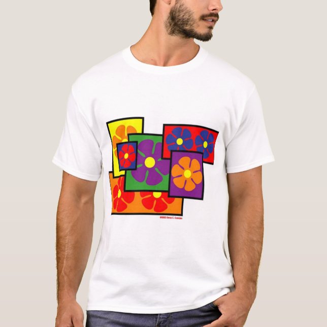 T-shirt fleurs (Devant)