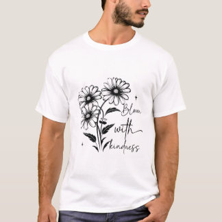 T-shirt fleurs