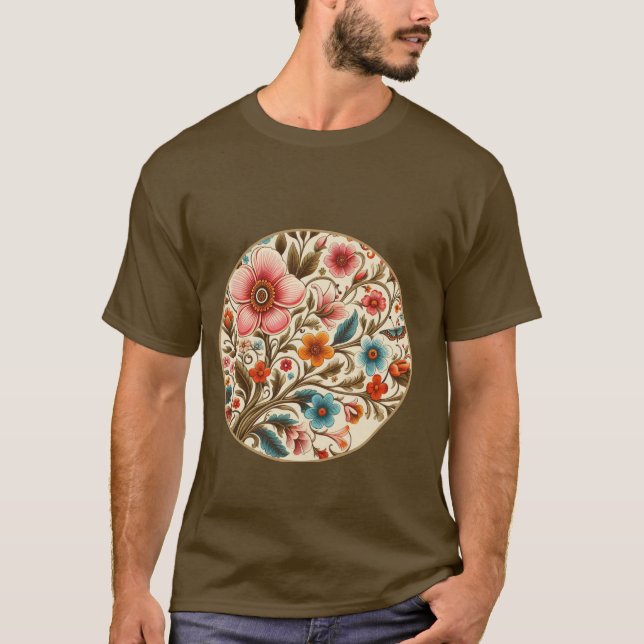 T-shirt Fleurs 1060s (Devant)
