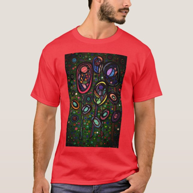 T-shirt Fleurs à motifs (Devant)