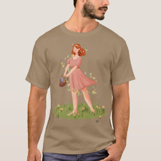 T-shirt fleurs au vent