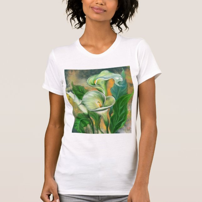 T-shirt Fleurs Calla Lily (Devant)
