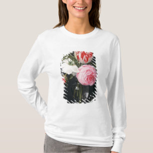 T-shirt Fleurs dans un vase en verre