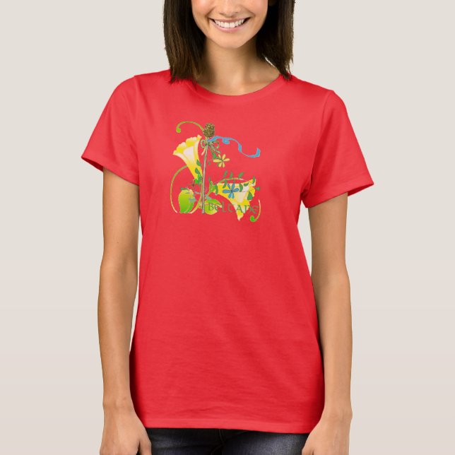 T-shirt Fleurs de Beltane (Devant)