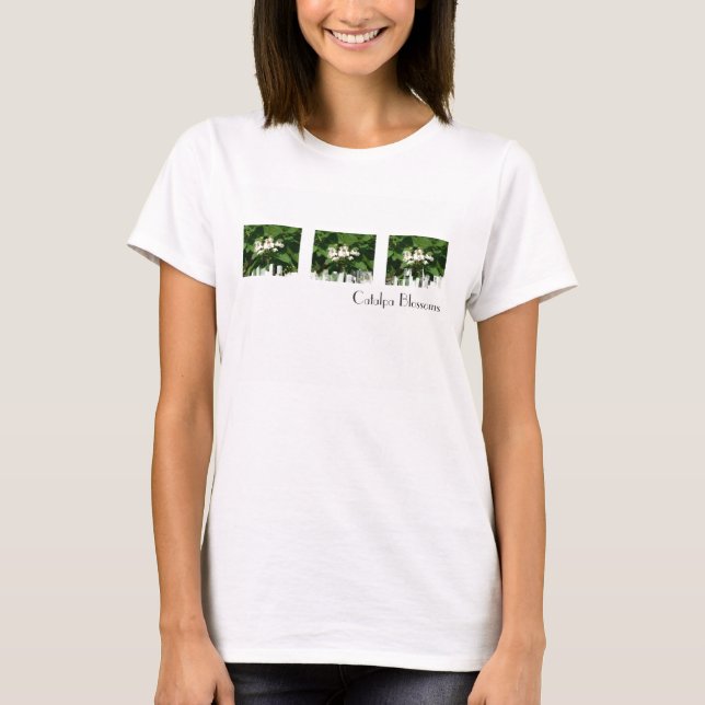 T-shirt Fleurs de Catalpa (Devant)