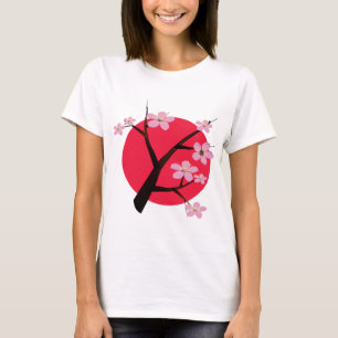 T-shirt Fleurs de cerisier assez japonaises