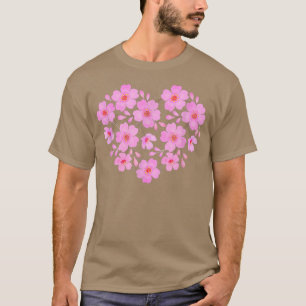 T-shirt Fleurs de cerisier Coeur Sakura