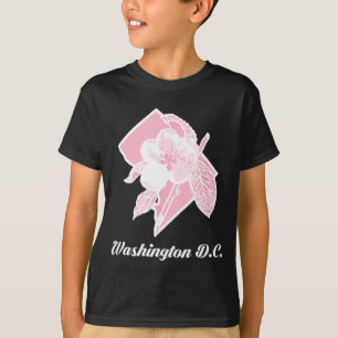 T-shirt Fleurs de cerisier Sakura sur le district de Washi