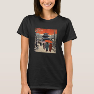 T-shirt Fleurs de cerisiers japonais vintage Japon Woodblo