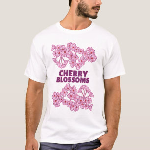 T-shirt Fleurs de cerisiers roses