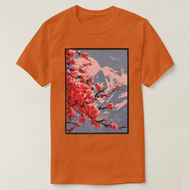 T-shirt Fleurs de cerisiers Sakura (Design devant)