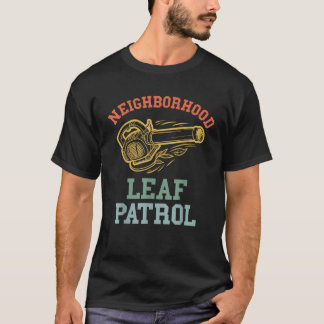T-shirt Fleurs de feuilles Hommes drôle de quartier Patrou