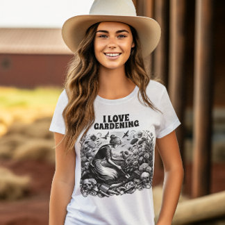 T-shirt Fleurs de la Dame du Jardin