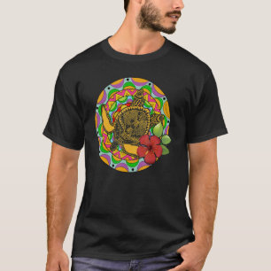 T-shirt Fleurs de Mandala colorées Ocean Animal Hawaiian T