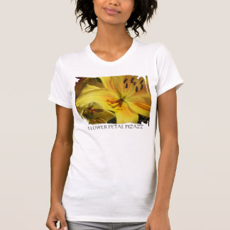 T-shirt Fleurs de mariage Jaune