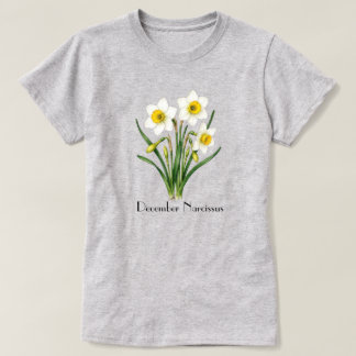 T-Shirt Fleurs de Narcisse de Décembre