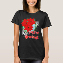 Fleurs de Noël Rouge Poinsettia Joyeuses Fêtes