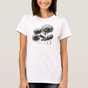 T-shirt Fleurs de pavot