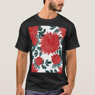 T-shirt Fleurs de prairie : Aquarelle Vintage sans couture